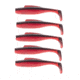 Z-man DIEZEL MINNOWZ 4 RED SHAD 5PK DMIN-39PK5