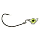 Z-man Texas Eye Jigheads, Chartreuse, 1/8oz, 3 per Pack, TXJH18-05PK3