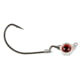 Z-man Texas Eye Jigheads, Red, 1/4oz, 3 per Pack, TXJH14-01PK3