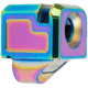 Zaffiri Precision Blowhole Glock 43 Compensator, 9mm Luger, Rainbow, ZP.COMP.43.SP