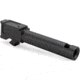 Zaffiri Precision Chunk Ported Pistol Barrel, Glock 19 Gen 1-4, 9mm, Twist 1-10, 416R Stainless Steel, Black Nitride, ZP.19BCPBN