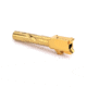 Zaffiri Precision Flush and Crown Glock 19 Gen 3, Glock 19 Gen 4 9mm Luger Non-Threaded Pistol Barrel, 3.90in, 1-10 RH Twist, PVD, Gold, BA-G19G14-FC-GLD