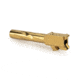 Zaffiri Precision Flush and Crown Glock 19 Gen 5 9mm Luger Non-Threaded Pistol Barrel, 3.95in, 1-10 RH Twist, PVD, Gold, BA-G19G5-FC-GLD