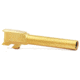 Zaffiri Precision Flush and Crown Pistol Barrel, Glock 48, 9mm Caliber, Tin Gold, ZP.48BG