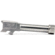 Zaffiri Precision Threaded Pistol Barrel, Glock 43/43X, 9mm Luger, 4 in, 1/2x28, Stainless Steel, ZP.43BTSS