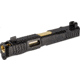 Zaffiri Precision IBS Glock 17 Gen 3 Complete Pistol Slide, PVD, Black/Gold, G17G3-IBS-RMR-BLK-CP-GLD