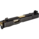 Zaffiri Precision IBS Glock 17 Gen 3 Complete Pistol Slide, PVD, Black/Gold, G17G3-IBS-RMR-BLK-CP-GLD