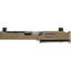 Zaffiri Precision IBS Glock 19 Gen 3 Complete Pistol Slide, Polished, Flat Dark Earth/Stainless, G19G3-IBS-RMR-FDE-CP-SS