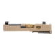 Zaffiri Precision IBS Glock 43X Complete Pistol Slide, PVD, Flat Dark Earth/Gold, G43-IBS-RMSc-FDE-CP-GLD