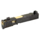 Zaffiri Precision IBS Glock 43X Complete Pistol Slide, PVD, Black/Gold, G43-IBS-RMSc-BLK-CP-GLD