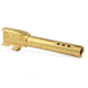 Zaffiri Precision Ported Flush and Crown Pistol Barrel, Glock 48, 9mm Caliber, Tin Gold, ZP.48BPG