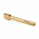 Zaffiri Precision Side Ported Glock 17L Gen 3 9mm Luger Non-Threaded Pistol Barrel, 5.94in, 1-10 RH Twist, PVD, Gold, BA-G17LG3-SP-GLD
