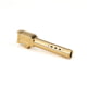Zaffiri Precision Side Ported Glock 19 Gen 3, Glock 19 Gen 4 9mm Luger Non-Threaded Pistol Barrel, 3.90in, 1-10 RH Twist, PVD, Gold, BA-G19G14-SP-GLD