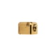 Zaffiri Precision Glock 17, Glock 19 Blowhole Compensator - No Bob Cut, 9mm Luger, 1/2x28, PVD, Gold, COMP-TH-G1917-GLD-NB