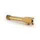 Zaffiri Precision Glock 43X 9mm Luger Threaded Pistol Barrel, 3.90in, 1-10 RH Twist, PVD, Gold, BA-G43-TH-GLD