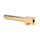 Zaffiri Precision IBS Glock 17 Gen 3, Glock 17 Gen 4 9mm Luger Non-Threaded Pistol Barrel, 4.37in, 1-10 RH Twist, PVD, Gold, BA-G17G14-CP-GLD