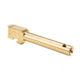 Zaffiri Precision IBS Glock 17 Gen 3, Glock 17 Gen 4 9mm Luger Non-Threaded Pistol Barrel, 4.37in, 1-10 RH Twist, PVD, Gold, BA-G17G14-CP-GLD