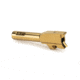 Zaffiri Precision Side Ported Glock 43X 9mm Luger Non-Threaded Pistol Barrel, 3.06in, 1-10 RH Twist, PVD, Gold, BA-G43-SP-GLD