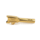 Zaffiri Precision Side Ported Glock 43X 9mm Luger Non-Threaded Pistol Barrel, 3.06in, 1-10 RH Twist, PVD, Gold, BA-G43-SP-GLD
