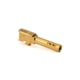 Zaffiri Precision Side Ported Glock 43X 9mm Luger Non-Threaded Pistol Barrel, 3.06in, 1-10 RH Twist, PVD, Gold, BA-G43-SP-GLD