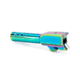Zaffiri Precision Side Ported Glock 43X 9mm Luger Non-Threaded Pistol Barrel, 3.06in, 1-10 RH Twist, PVD, Spectrum, BA-G43-SP-SPC