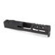 Zaffiri Precision ZPS2 Glock 43X Pistol Slide, Black, SL-G43-ZPS2-RMSC-BLK