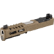 Zaffiri Precision ZPS2 Glock 19 Gen 5 Complete Pistol Slide, Polished, Flat Dark Earth/Stainless, G19G5-ZPS2-RMR-FDE-FC-SS