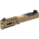Zaffiri Precision ZPS2 Glock 19 Gen 5 Complete Pistol Slide, PVD, Flat Dark Earth/Gold, G19G5-ZPS2-RMR-FDE-FC-GLD