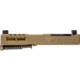 Zaffiri Precision ZPS2 Glock 43X Complete Pistol Slide, PVD, Flat Dark Earth/Gold, G43-ZPS2-RMSc-FDE-FC-GLD