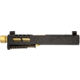 Zaffiri Precision ZPS2 Glock 43X Threaded Complete Pistol Slide, PVD, Black/Gold, G43-ZPS2-RMSc-BLK-TH-GLD