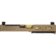 Zaffiri Precision ZPS3 Ported Glock 19 Gen 3 Complete Pistol Slide, PVD, Flat Dark Earth/Gold, G19G3-ZPS3-RMR-FDE-TP-GLD