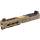Zaffiri Precision ZPS3 Ported Glock 19 Gen 3 Complete Pistol Slide, PVD, Flat Dark Earth/Gold, G19G3-ZPS3-RMR-FDE-TP-GLD