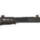 Zaffiri Precision ZPS3 Ported Glock 43X Complete Pistol Slide, Polished, Black/Stainless, G43-ZPS3-RMSc-BLK-TP-SS