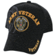 Zan Headgear 3-D Embroidered Black Cap Army Veteran CPA111