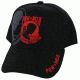 Zan Headgear 3-D Embroidered Black Cap POW/MIA CPA116