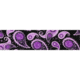 Zan Headgear Cooldanna Headwear, Cotton, Purple Paisley DC555