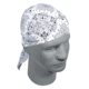 Zan Headgear Flydanna White Paisley Z102