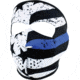 Zan Headgear Full Mask, Neoprene, Thin Blue Line Full Mask, WNFM119
