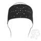 Zan Headgear Headband, Cotton, Highway Honey, Black, Rhinestones HHBV001