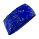 Zan Headgear SportFlex Headband, One Size, Navy Paisley, HBL111