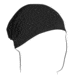 Zan Headgear Headwrap, Bamboo-Cotton, Black HBB114