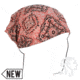 Zan Headgear Headwrap, Cotton, Pink Paisley HBW115
