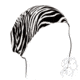 Headwrap, Cotton, Zebra Print, One Size Fits Most