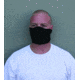 Zan Headgear Microfleece Half Face Mask Black WFMF114H