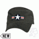 Zan Headgear Military Cap, Aircraft Insignia, Olive Green CPA145