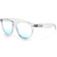 Zan Headgear Minty Sunglasses, Crystal Clear Frame, Clear Blue Light Lens, EZMT03B