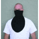 Zan Headgear Neoprene Half Face Mask Neoprene Neck Shield Black WNFM114HN