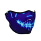 Zan Headgear Neoprene Half Face Mask, Dystopian - WNFM474H