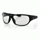 Zan Headgear New Jersey Sunglass, Matte Black Frame, Clear Lens EZNJ01C
