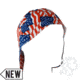 Zan Headgear Welders Cap, Cotton, Wavy American Flag, Size 7.25 CPW265M